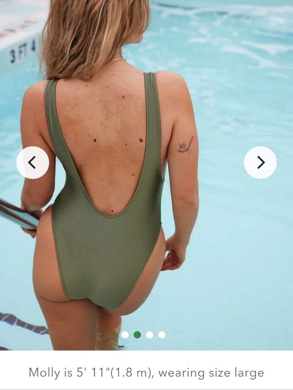 Aerie Super Scoop Cheekiest One Piece Bathing Suit. - Picture 2 of 7